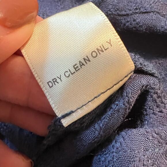 VICI LOVESTITCH Du Jour Crochet Blouse in Navy Crochet size Large‎ - Picture 6 of 6